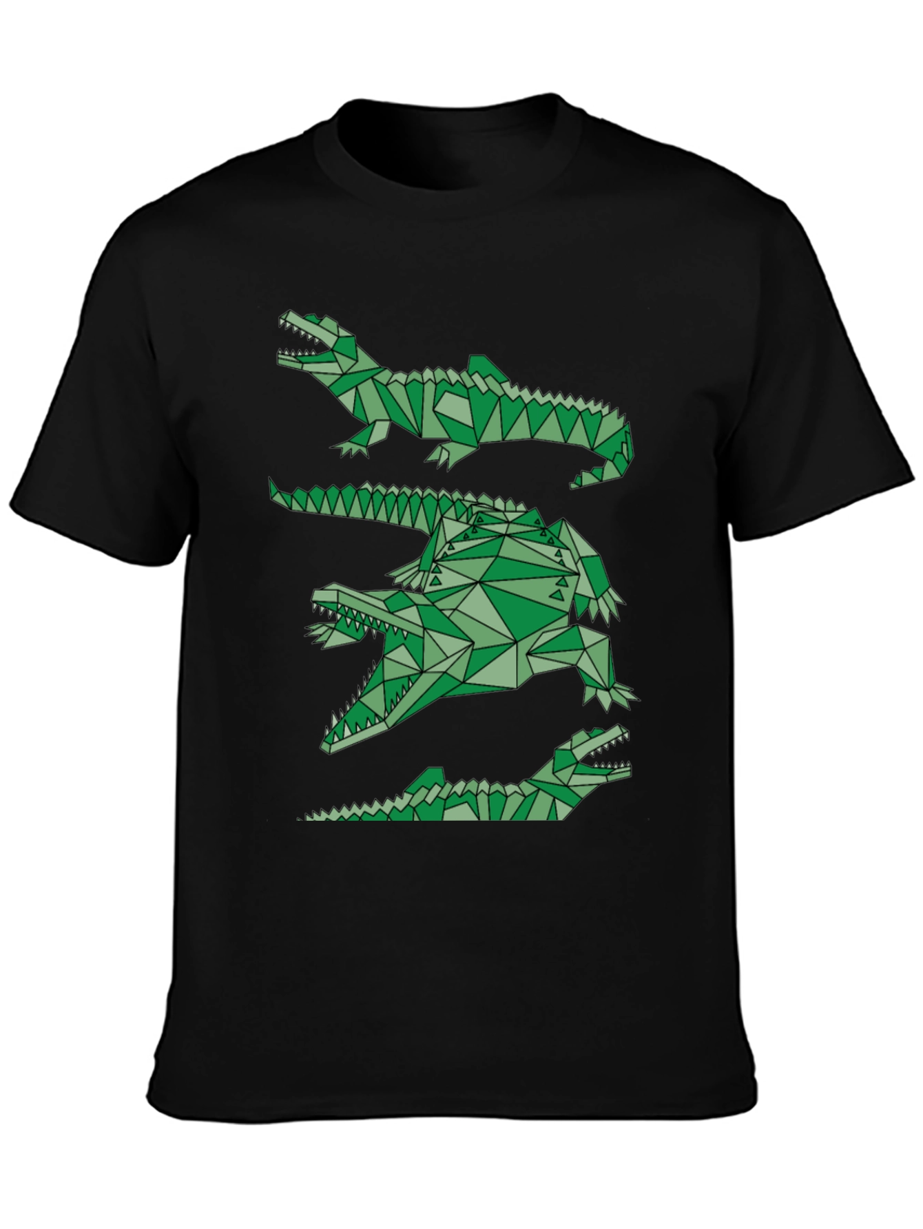 Geometric Crocodile T-Shirt