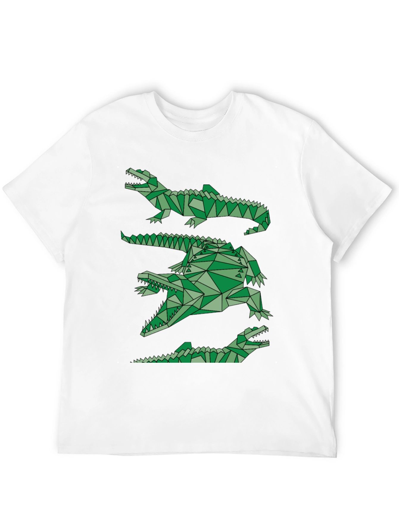 Geometric Crocodile T-Shirt