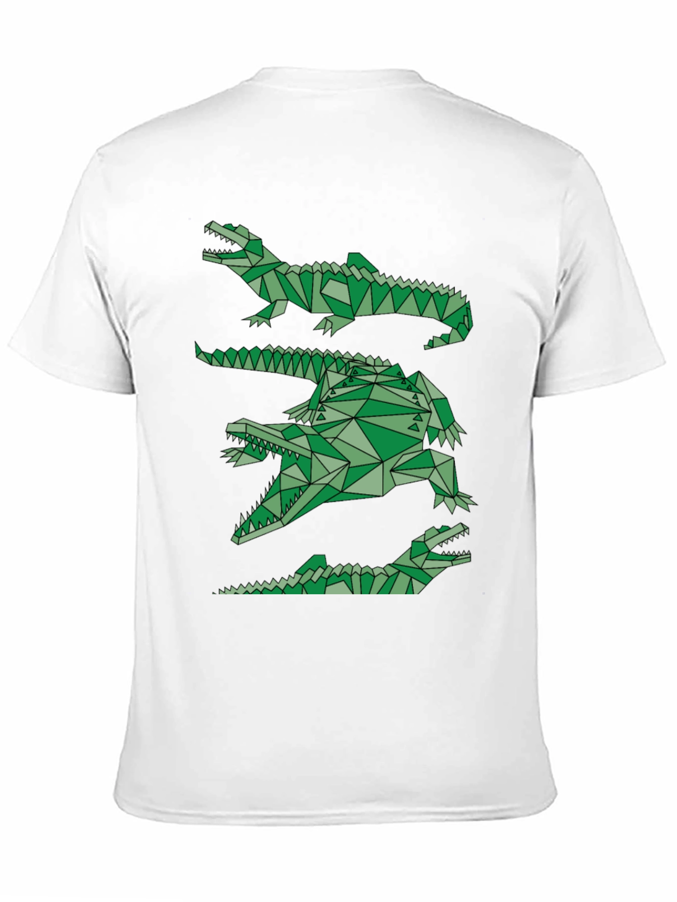 Geometric Crocodile T-Shirt