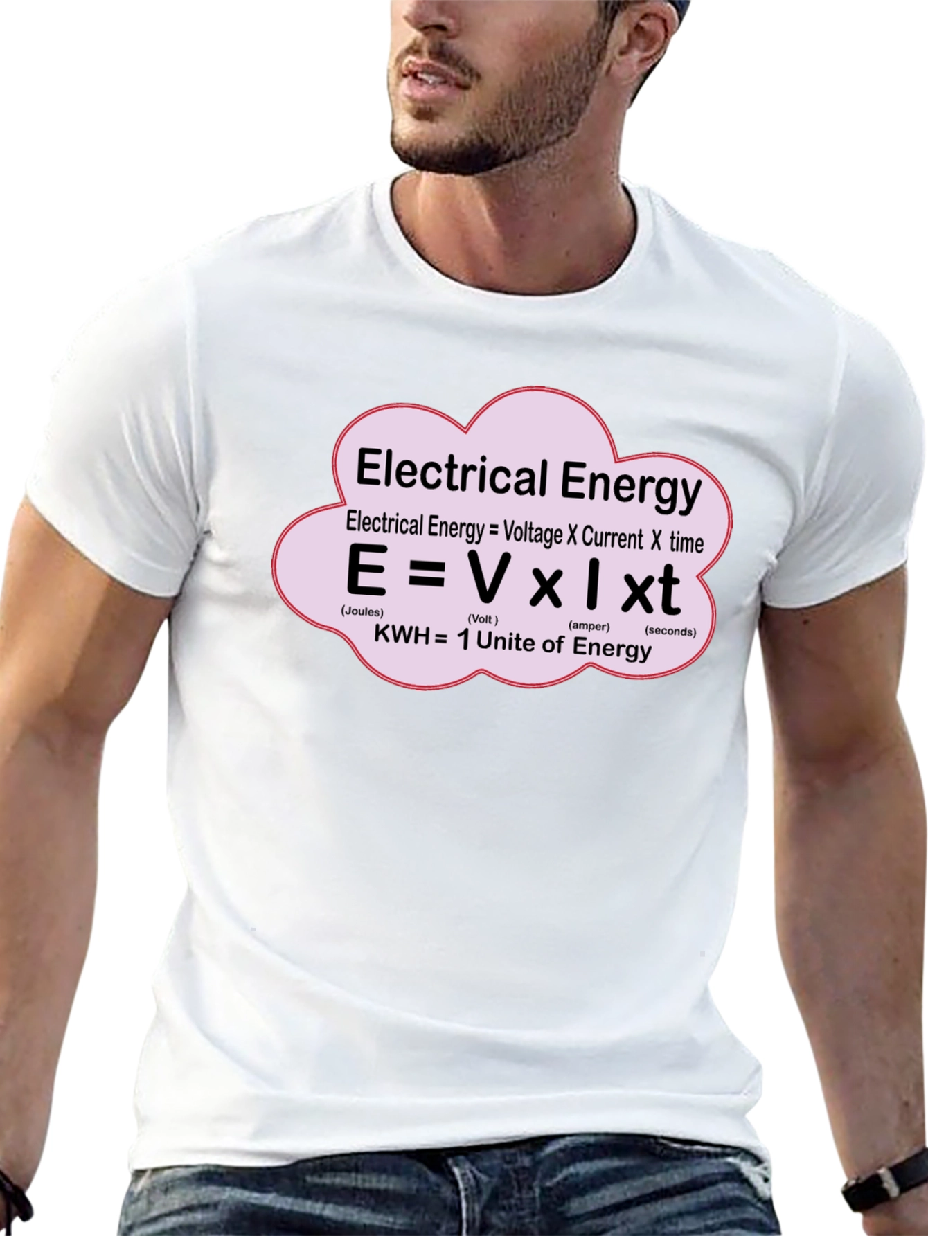 Electrical Energy Formula T-Shirt - Science Geek Apparel