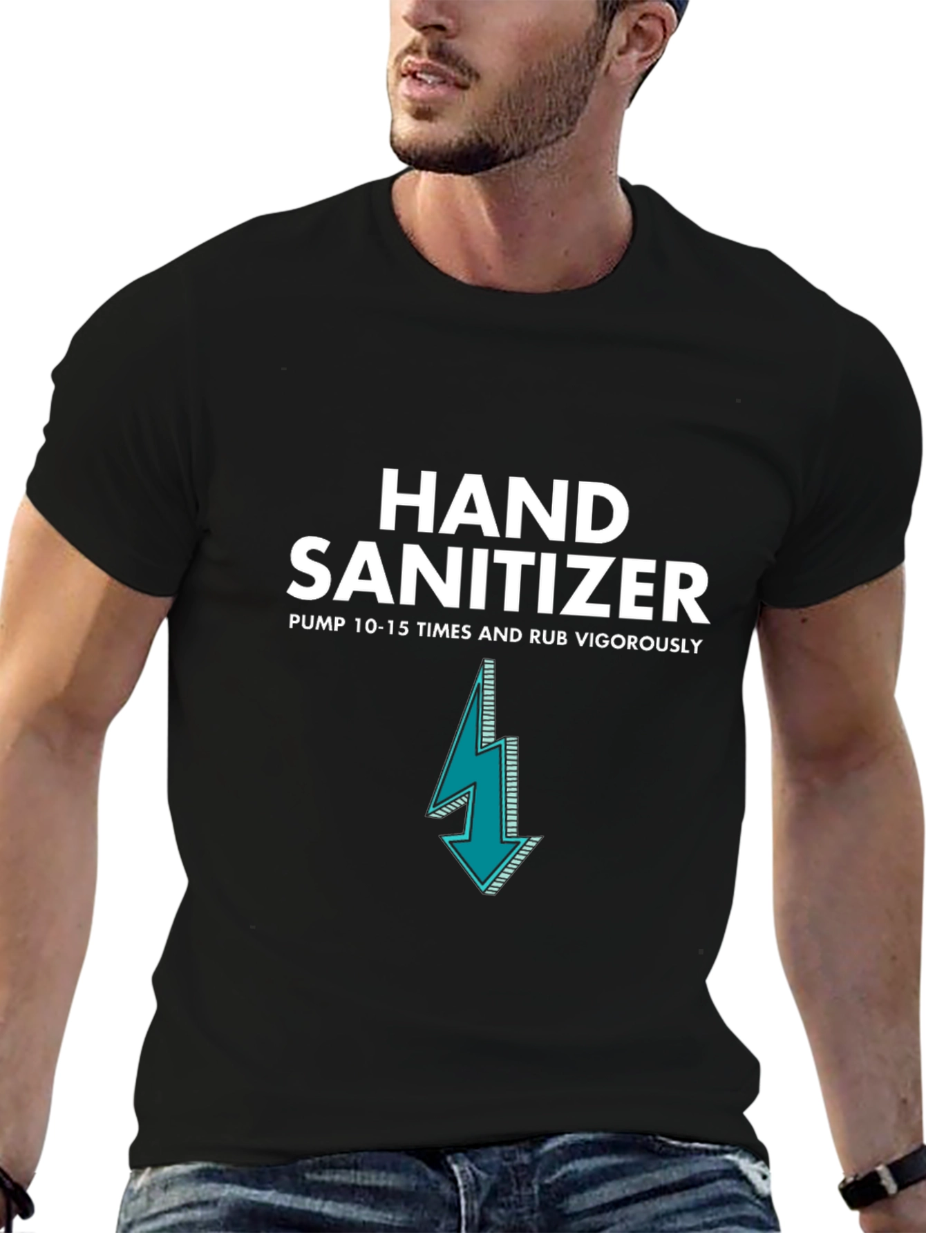 Hand Sanitizer T-Shirt - Funny Novelty Graphic Tee