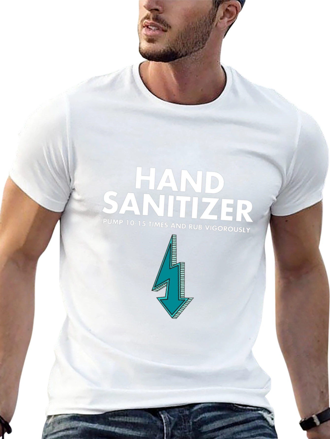 Hand Sanitizer T-Shirt - Funny Novelty Graphic Tee