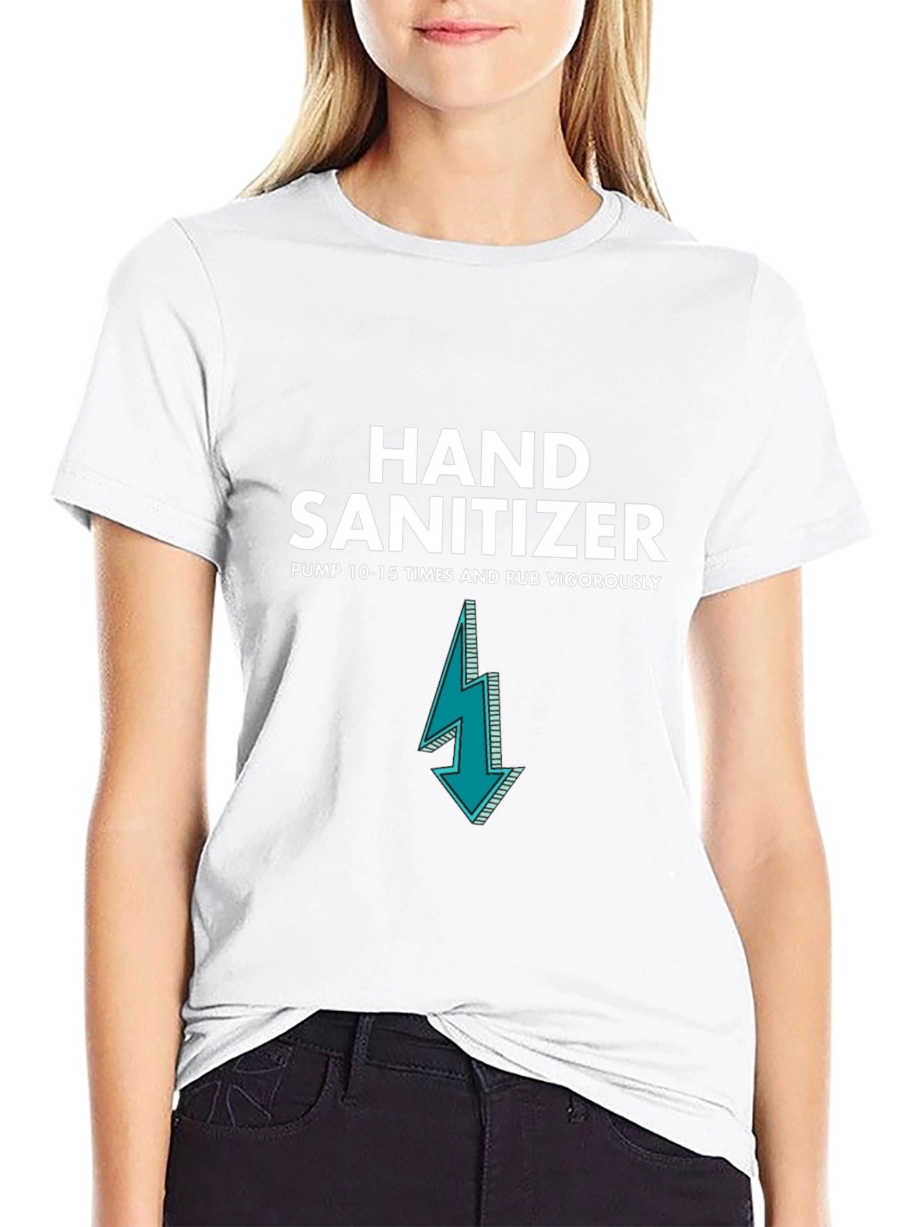 Hand Sanitizer T-Shirt - Funny Novelty Graphic Tee