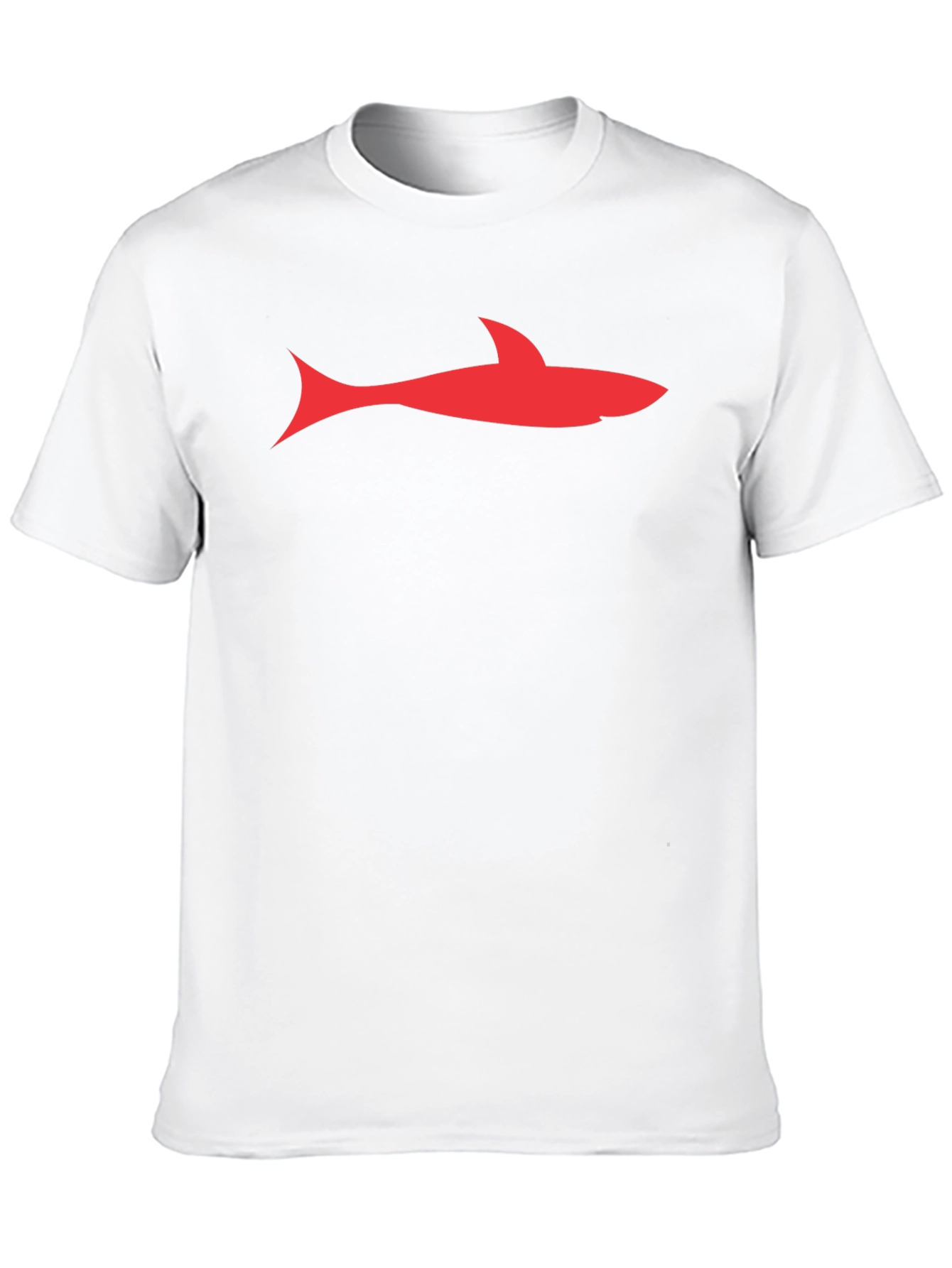 Shark Graphic Tee - Stylish Black Cotton T-Shirt