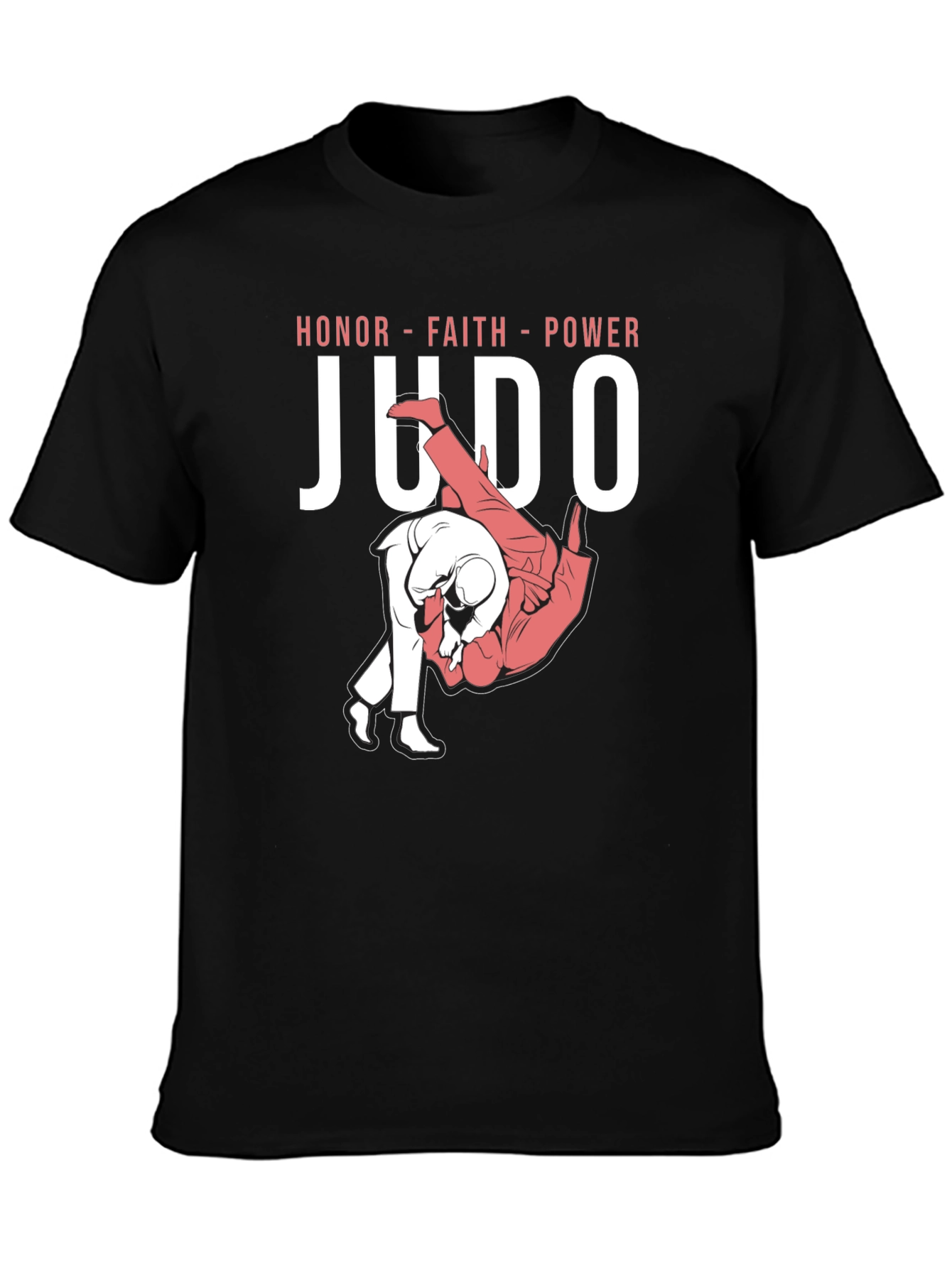 Judo Honor Faith Power T-Shirt Martial Arts Tee