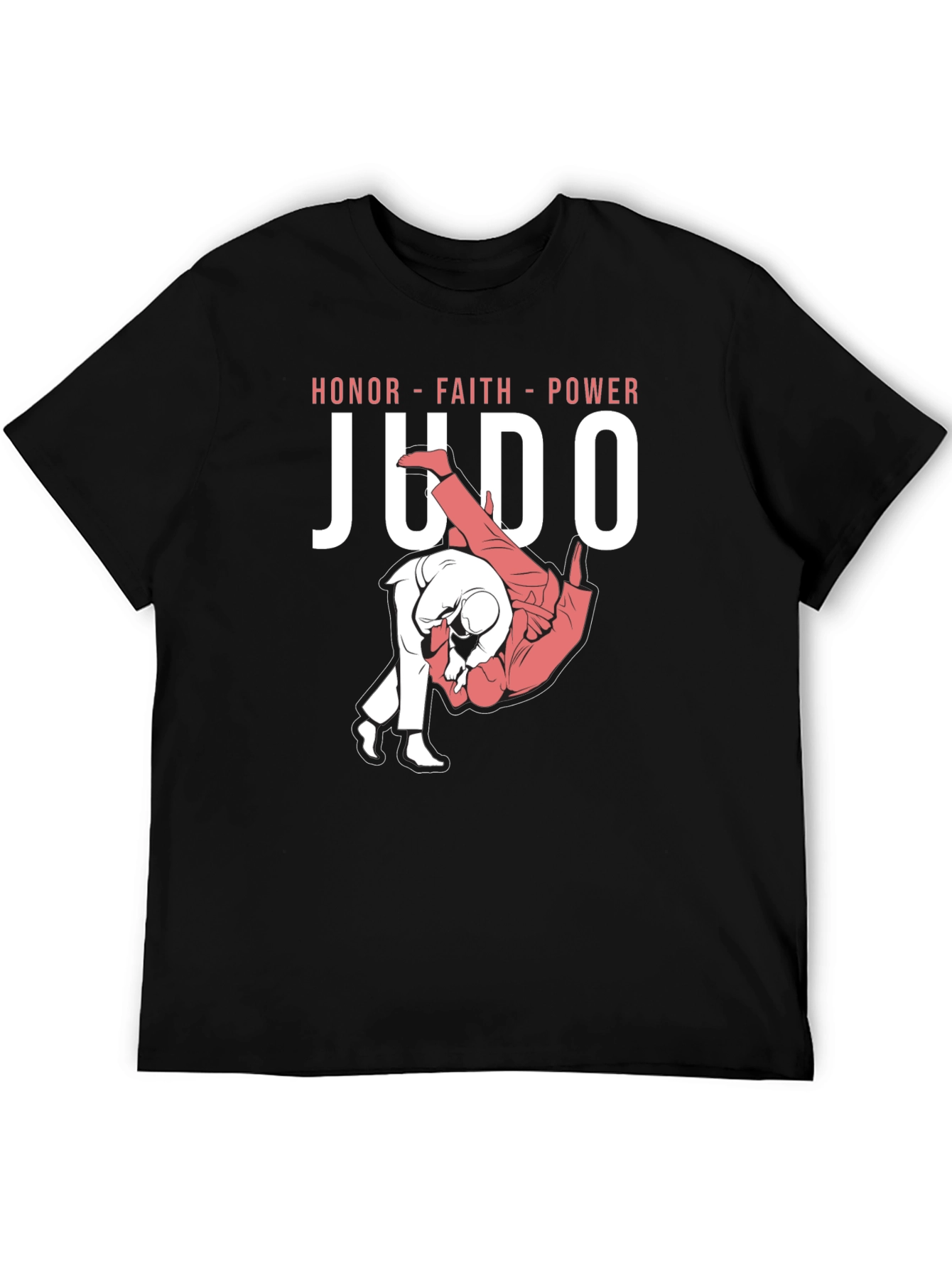 Judo Honor Faith Power T-Shirt Martial Arts Tee