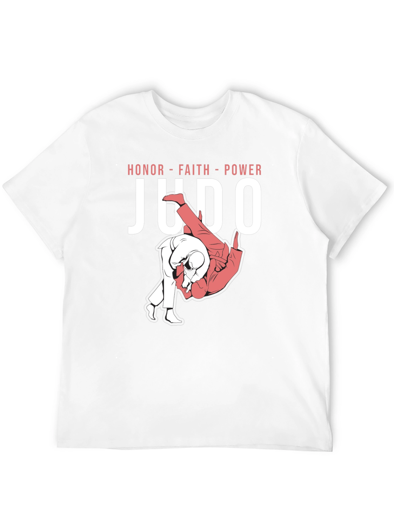Judo Honor Faith Power T-Shirt Martial Arts Tee