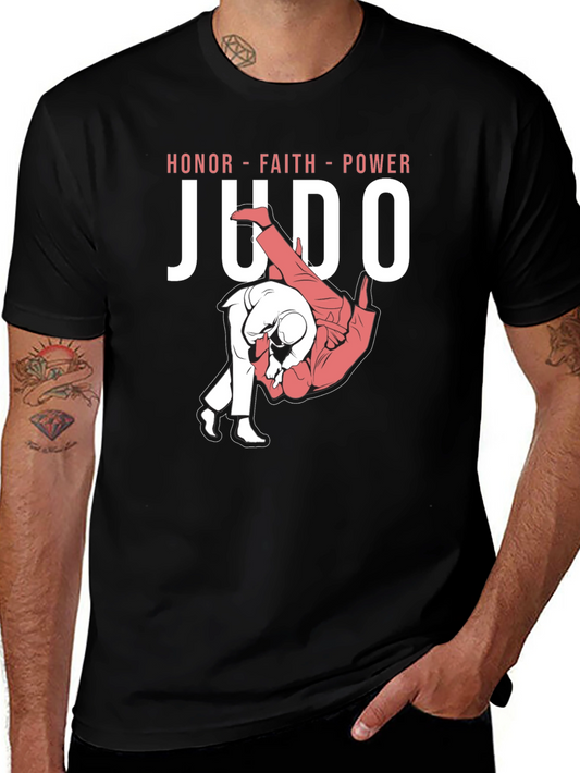 Judo Honor Faith Power T-Shirt Martial Arts Tee