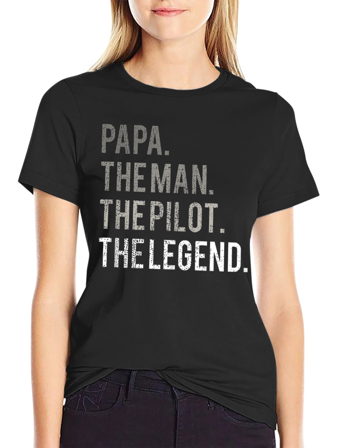 Papa The Man The Pilot The Legend T-Shirt