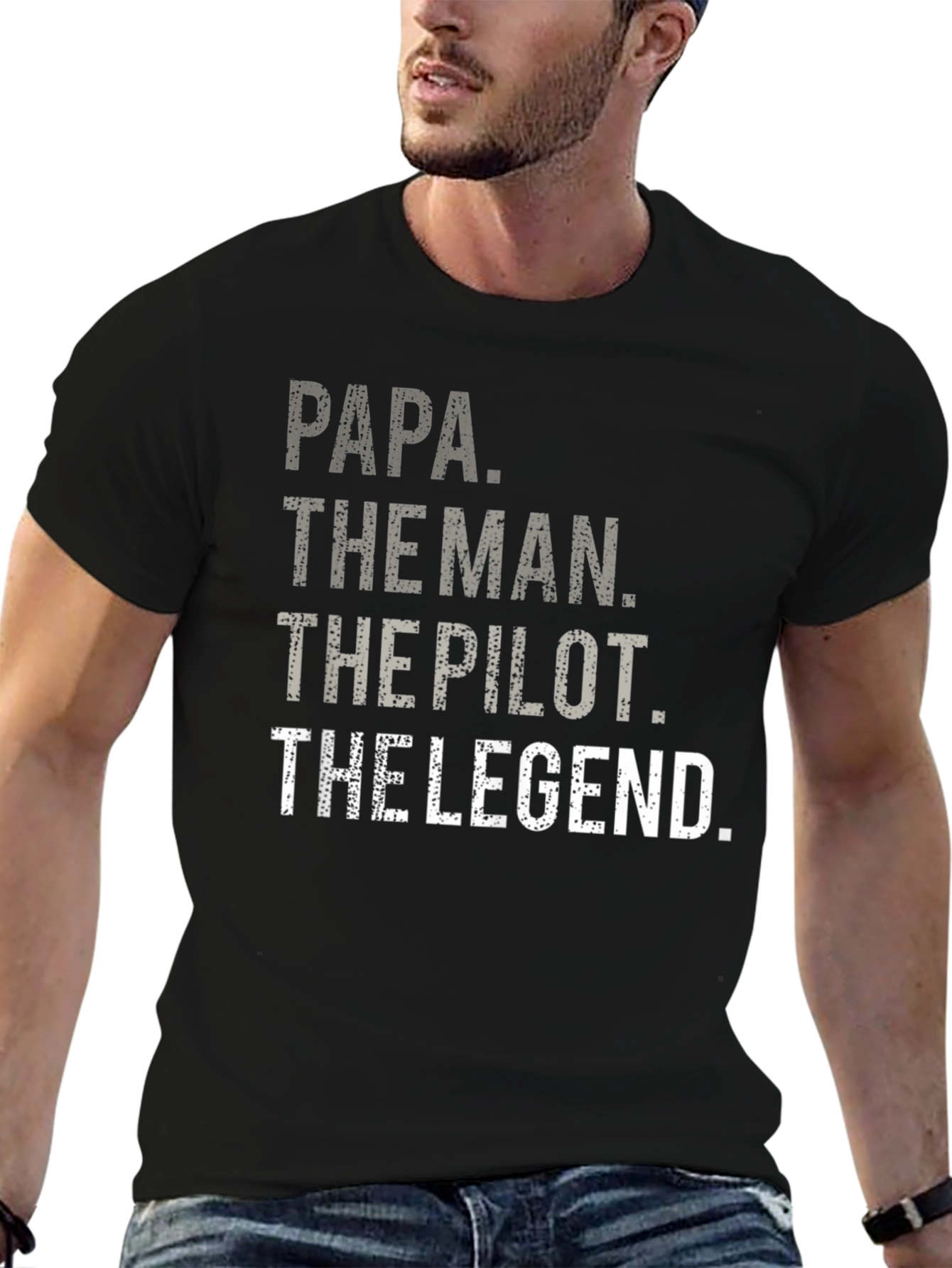 Papa The Man The Pilot The Legend T-Shirt