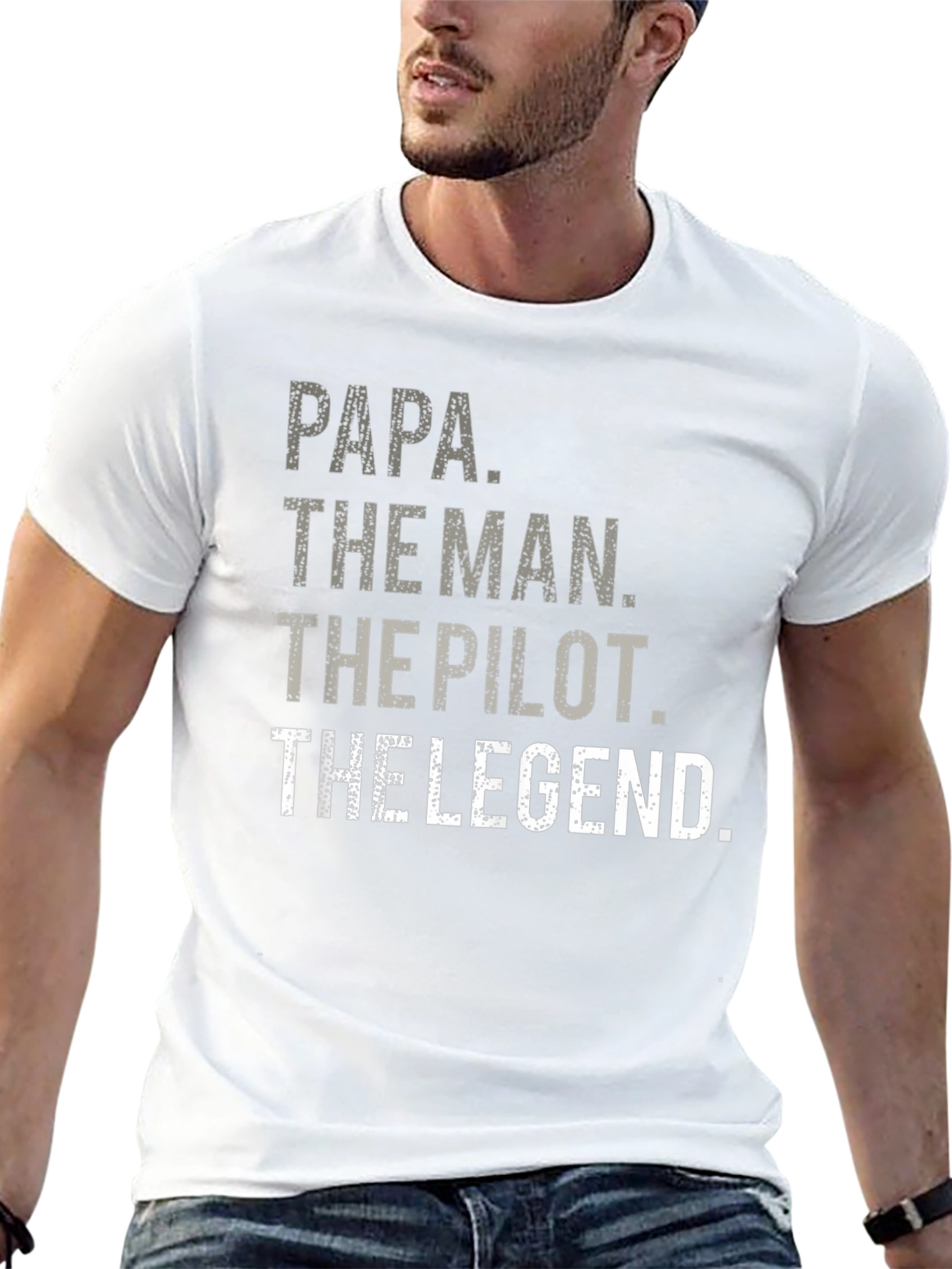 Papa The Man The Pilot The Legend T-Shirt