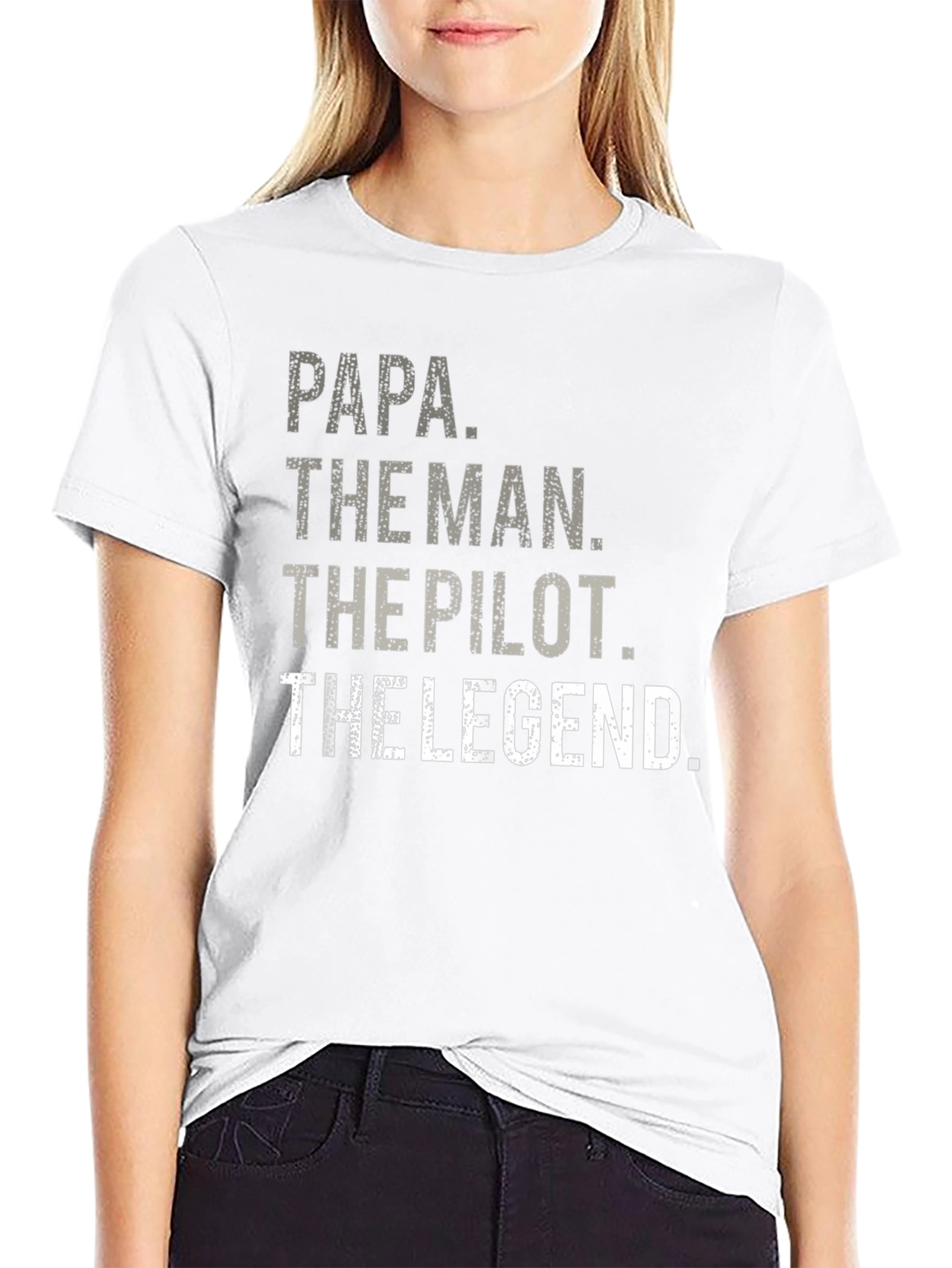 Papa The Man The Pilot The Legend T-Shirt