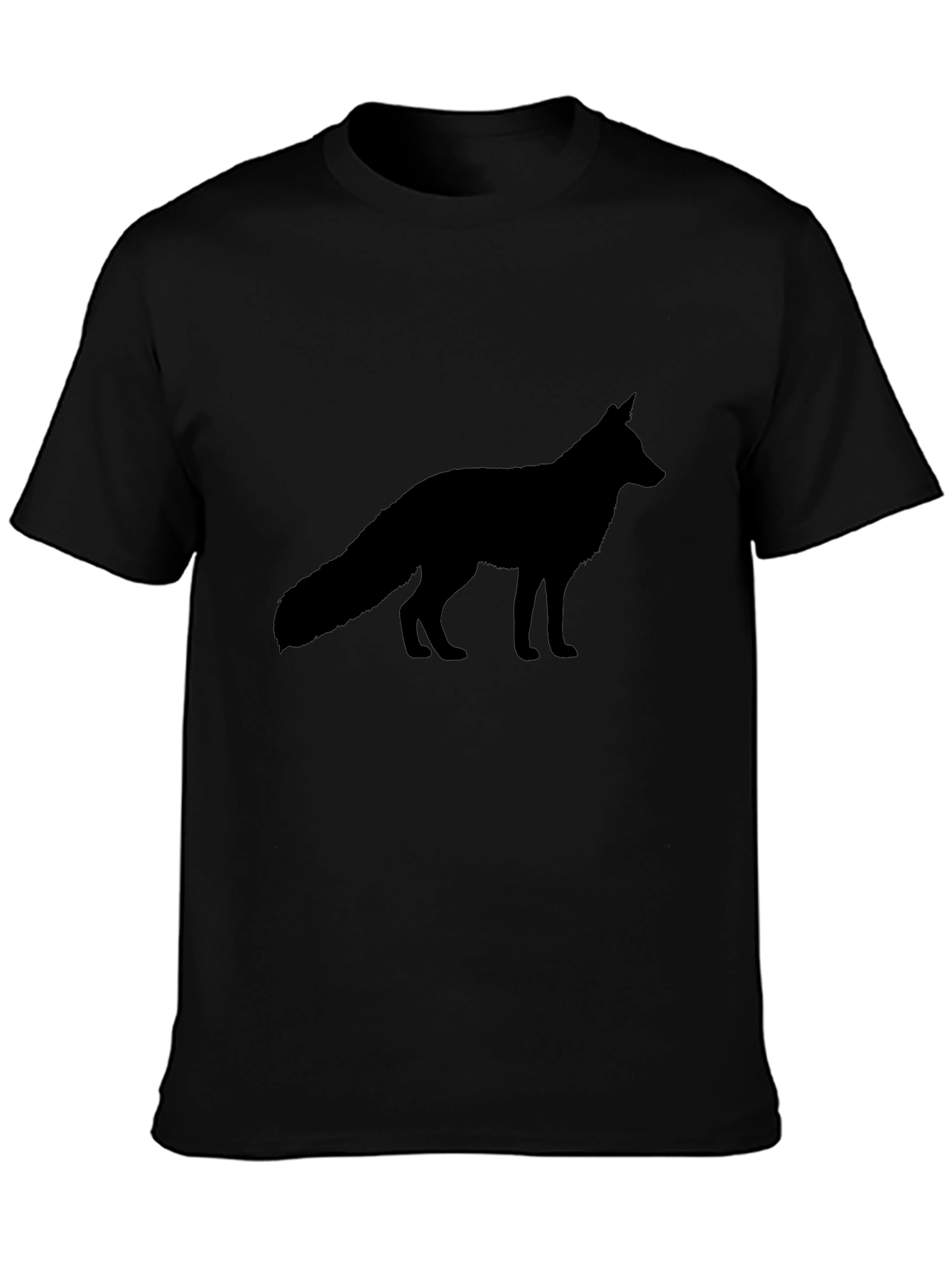Black Fox Silhouette T-Shirt