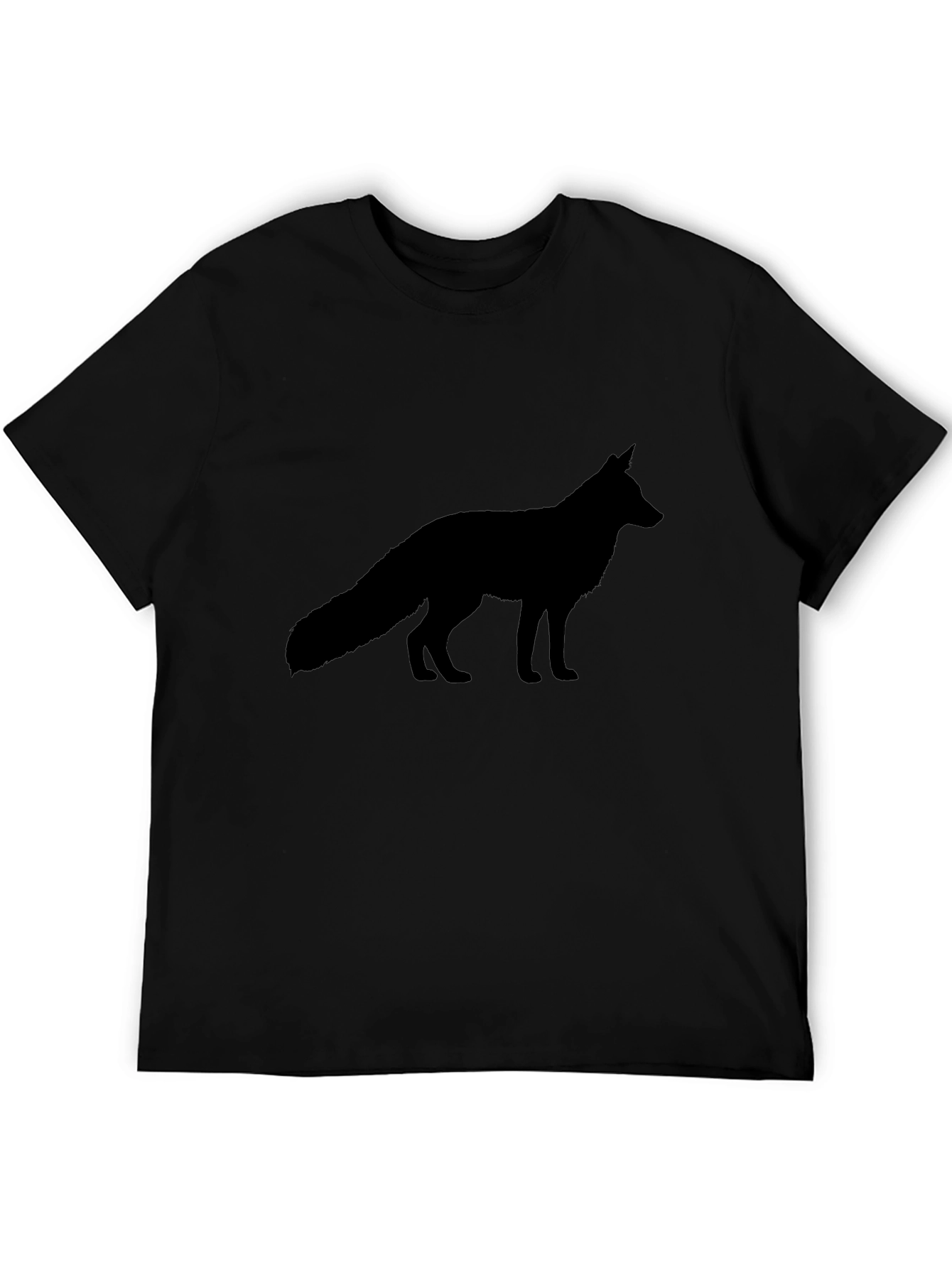 Black Fox Silhouette T-Shirt