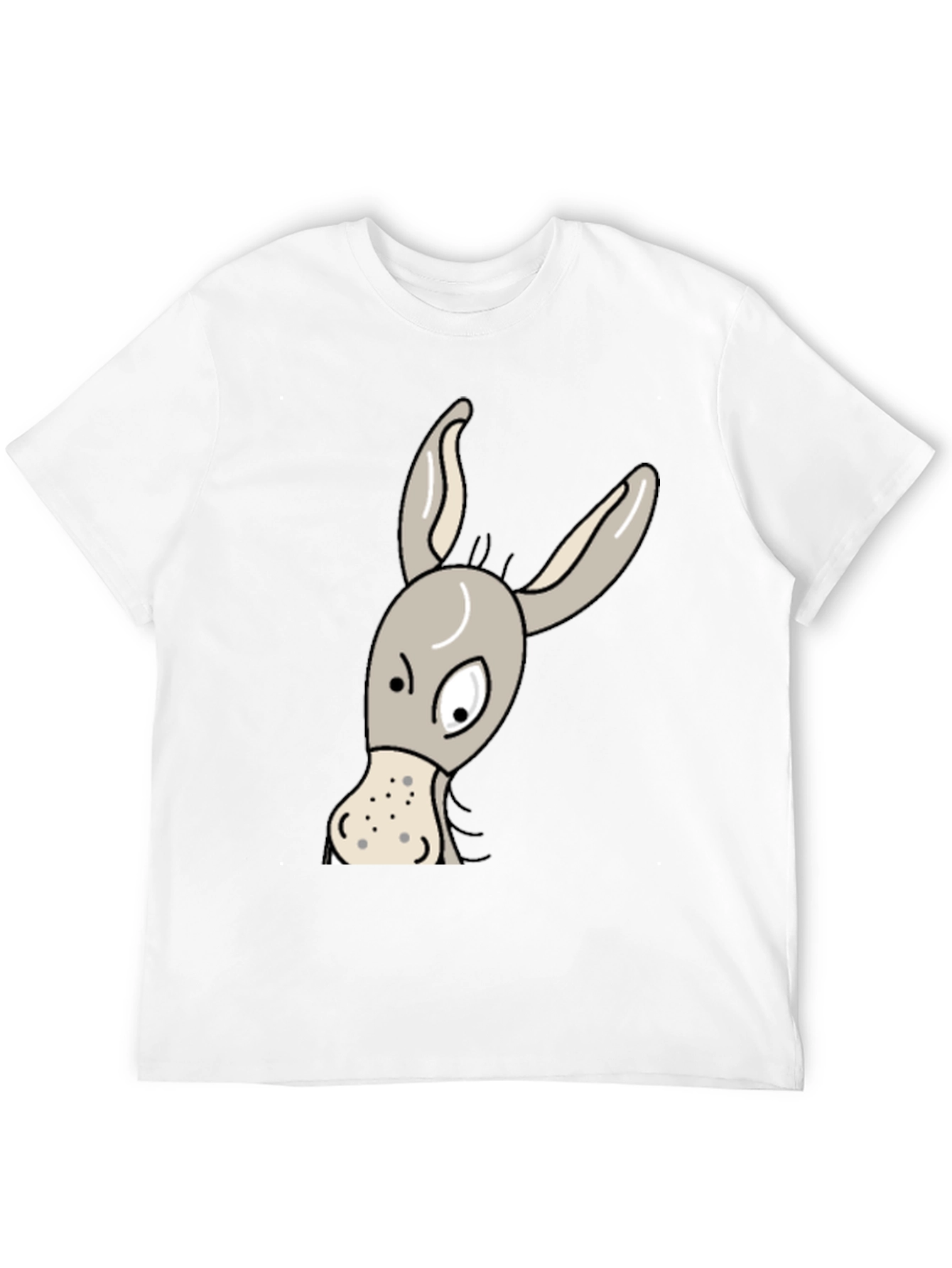 Funny Donkey Graphic T-Shirt - Mens Black Tee