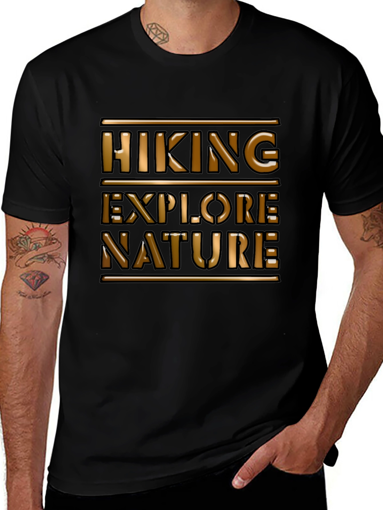 Hiking Explore Nature Graphic Tee - Adventure Awaits!