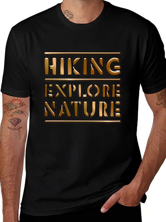 Hiking Explore Nature Graphic Tee - Adventure Awaits!
