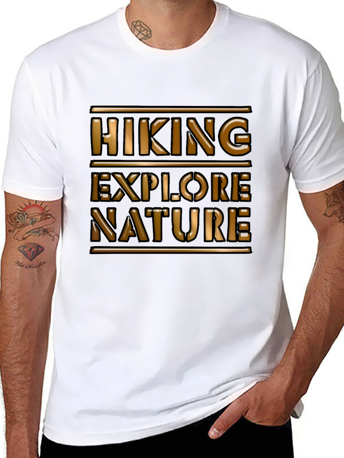 Hiking Explore Nature Graphic Tee - Adventure Awaits!