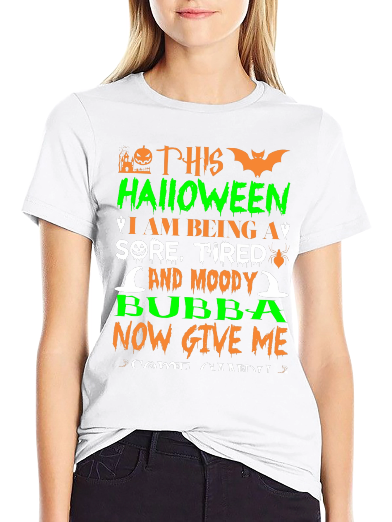 Halloween Sore Tired and Moody Bubba T-Shirt