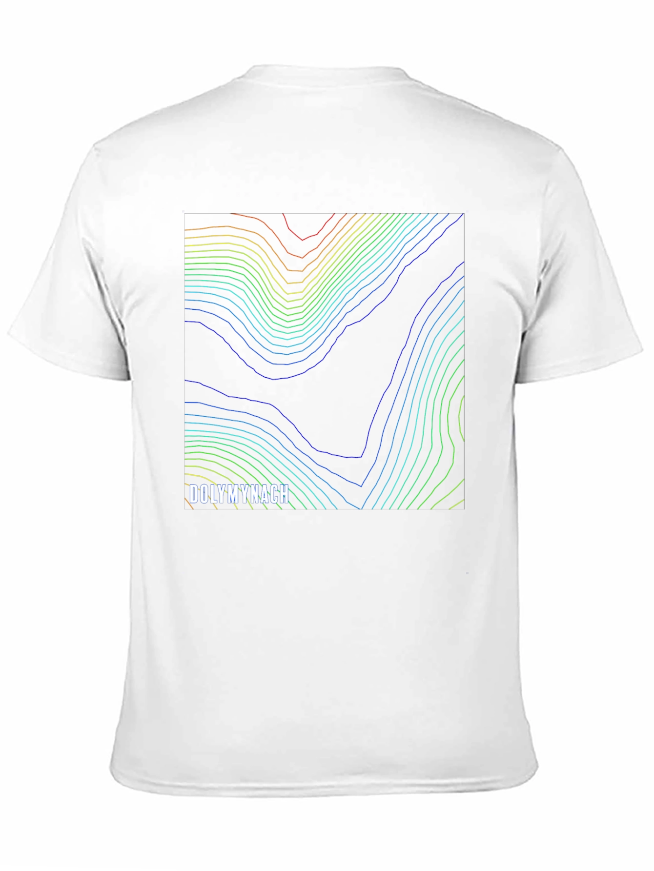 Dolymynach Topographic Map Black Tee - Unique Design