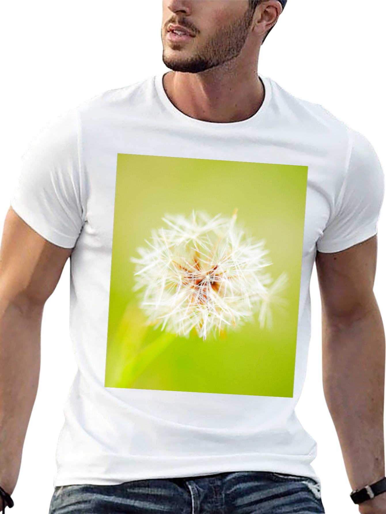 Dandelion Graphic Black T-Shirt