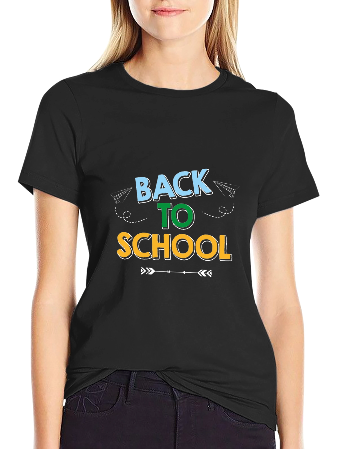 Back to School Graphic Tee - Black T-Shirt