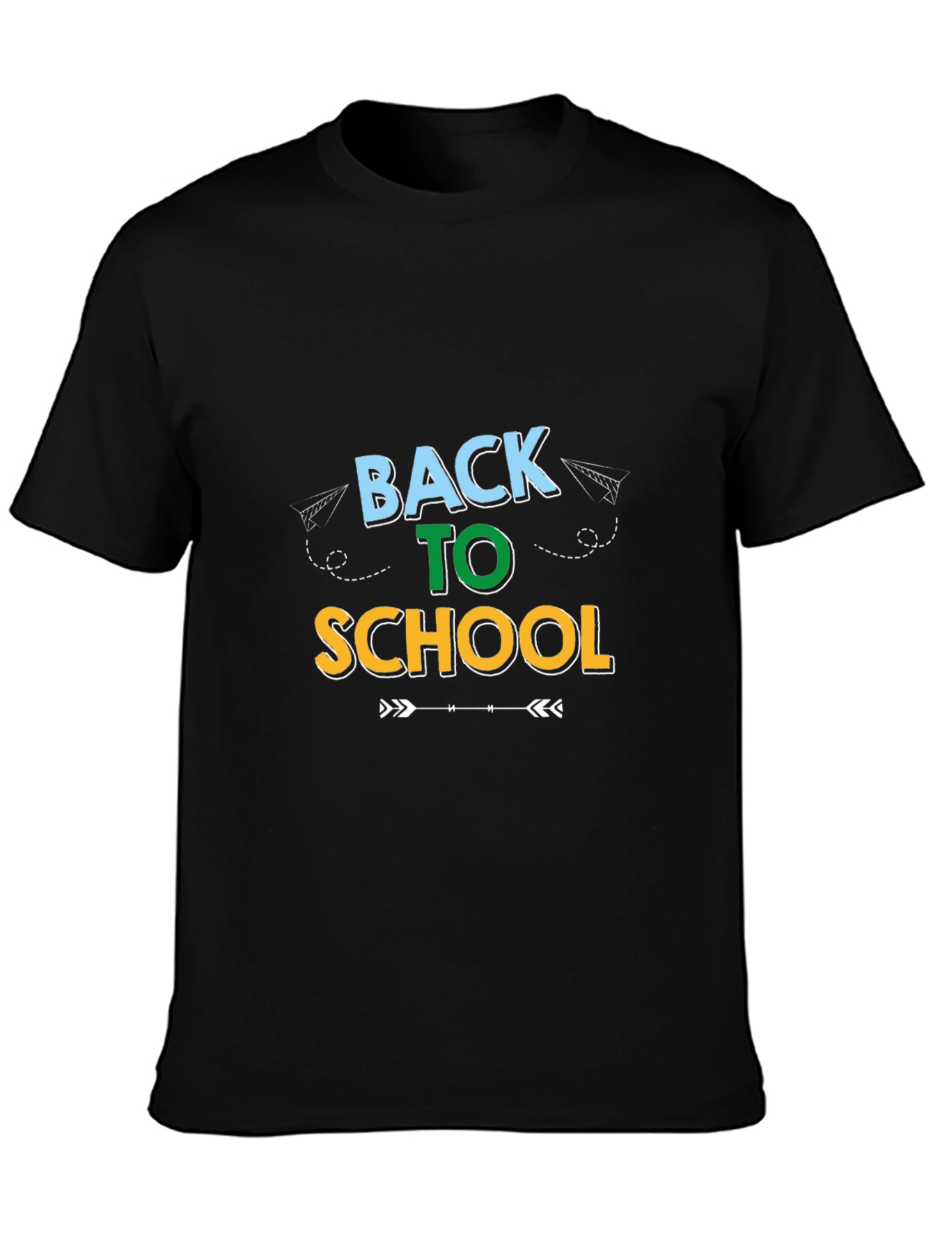 Back to School Graphic Tee - Black T-Shirt