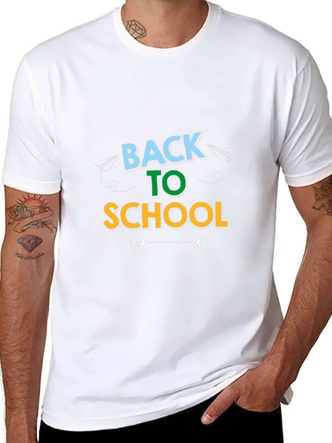 Back to School Graphic Tee - Black T-Shirt