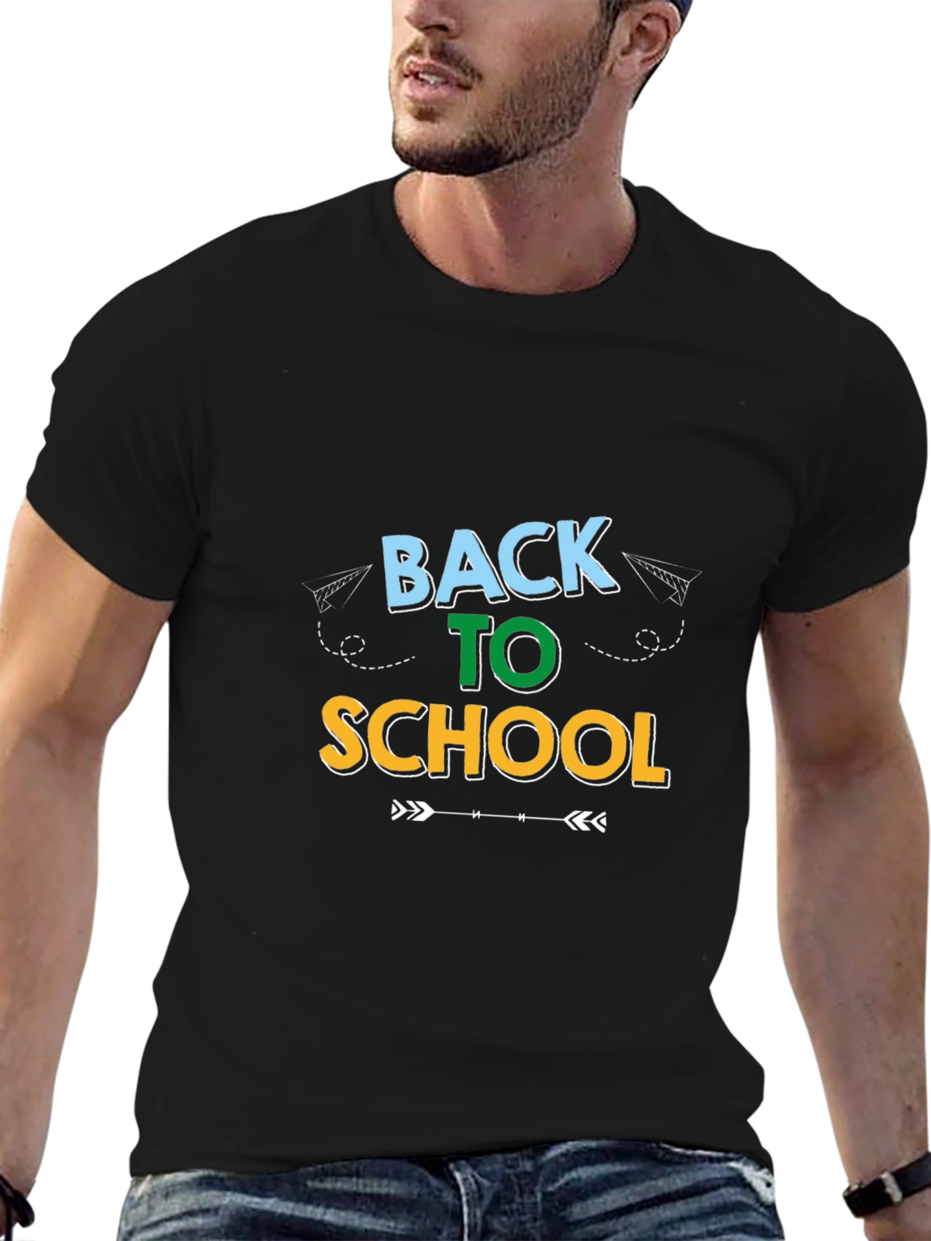 Back to School Graphic Tee - Black T-Shirt