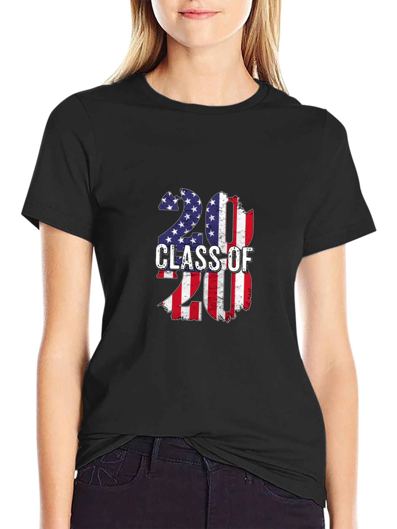 Patriotic Class of 2020 Graphic T-Shirt