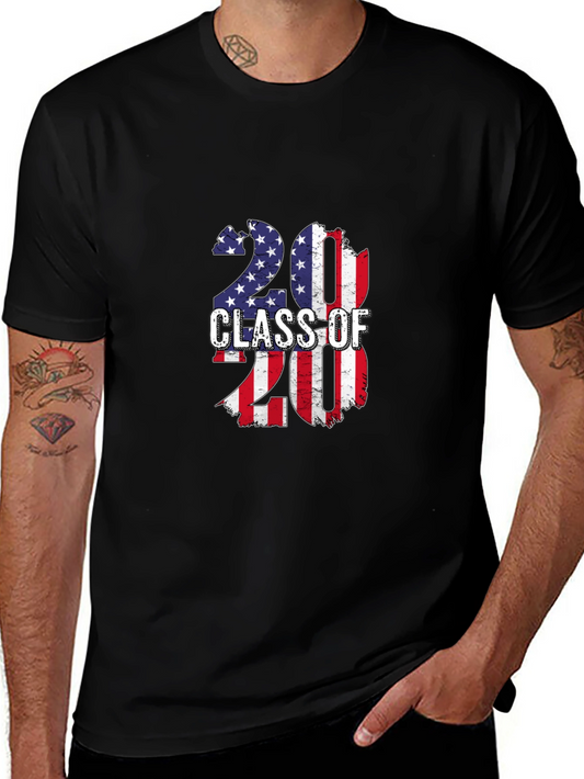 Patriotic Class of 2020 Graphic T-Shirt