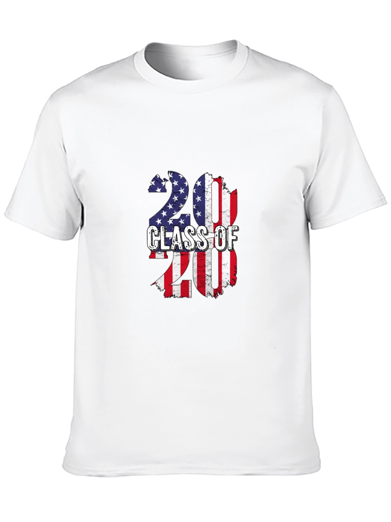 Patriotic Class of 2020 Graphic T-Shirt