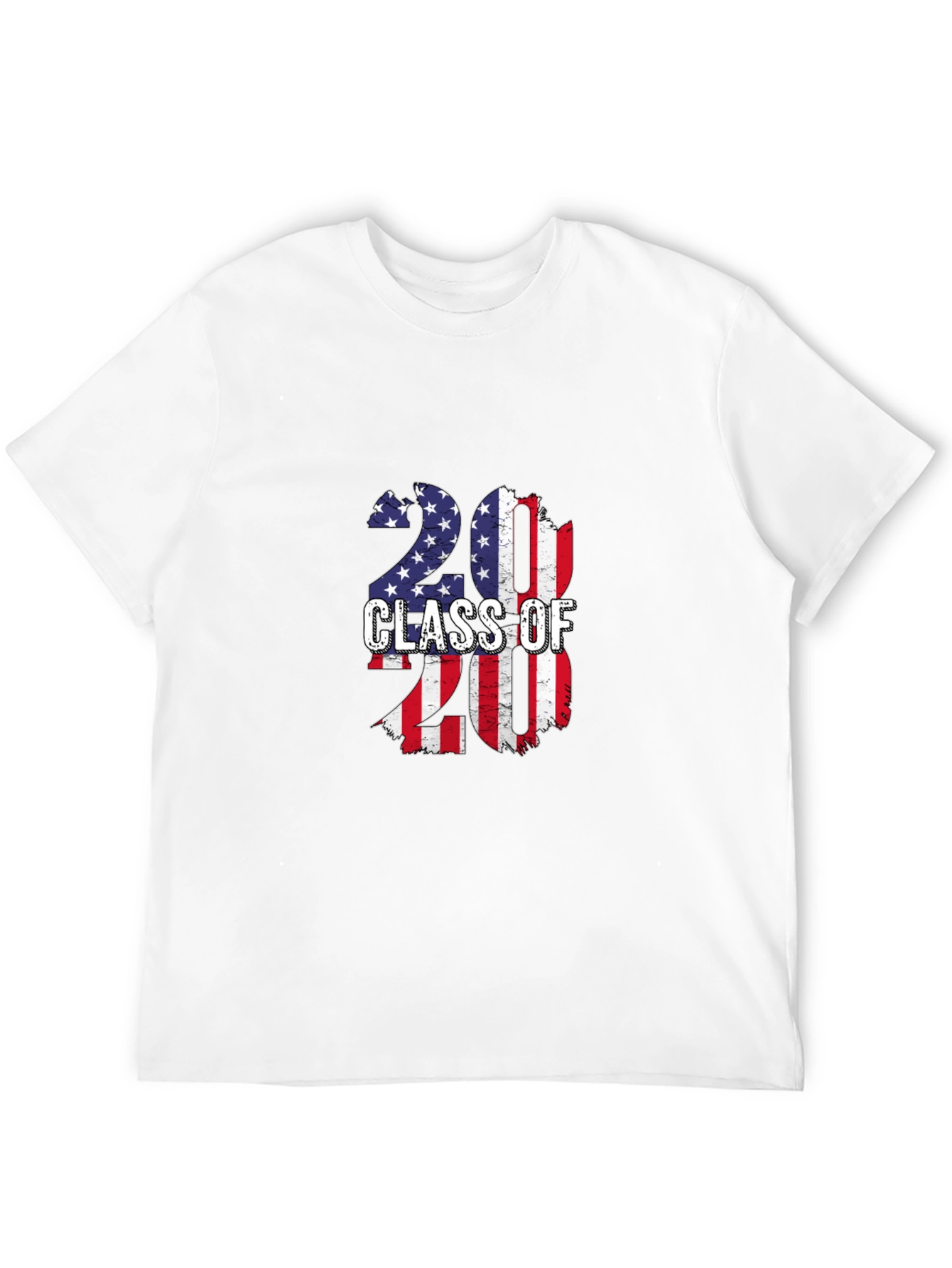 Patriotic Class of 2020 Graphic T-Shirt