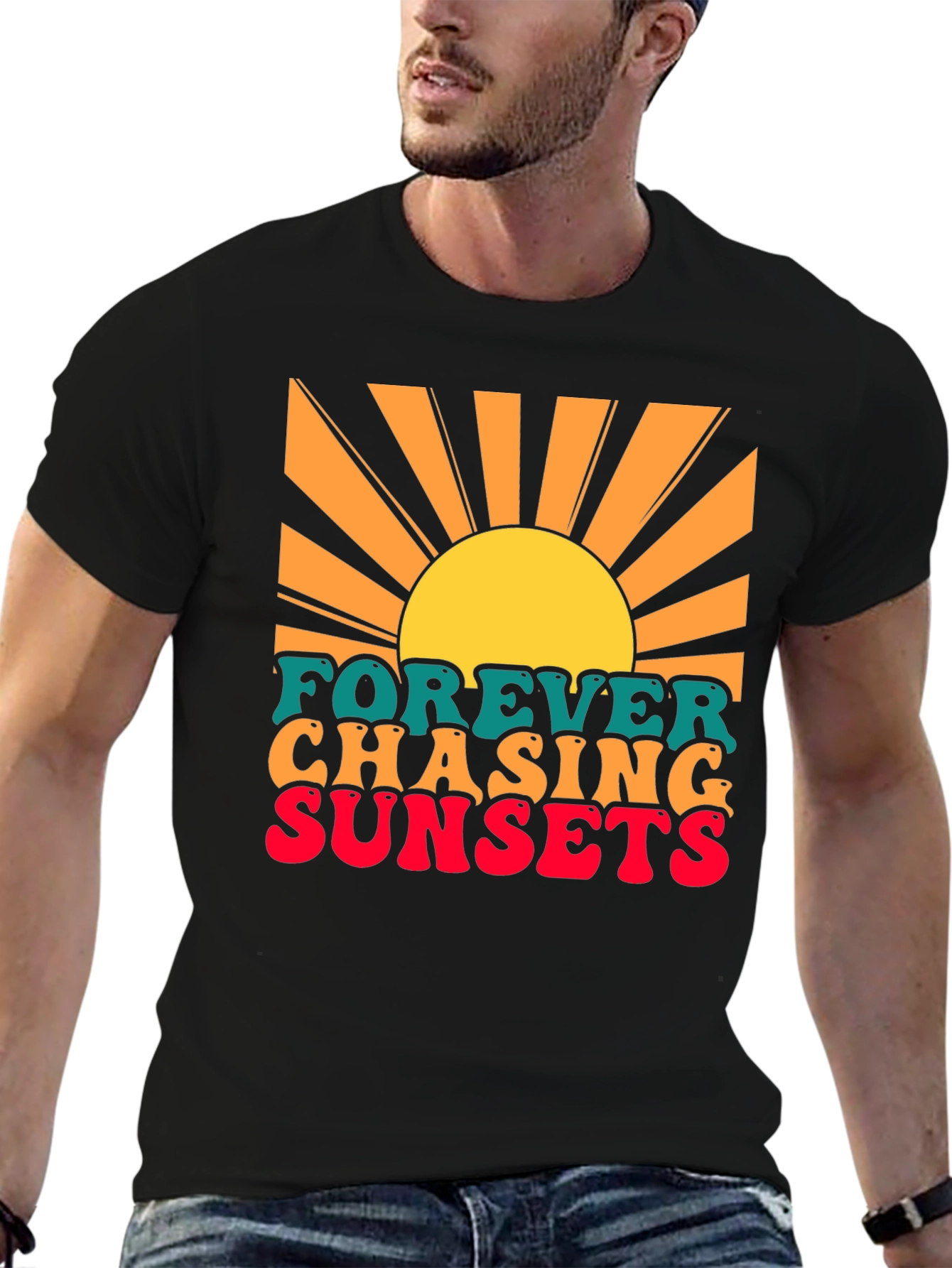 Forever Chasing Sunsets Graphic T-Shirt