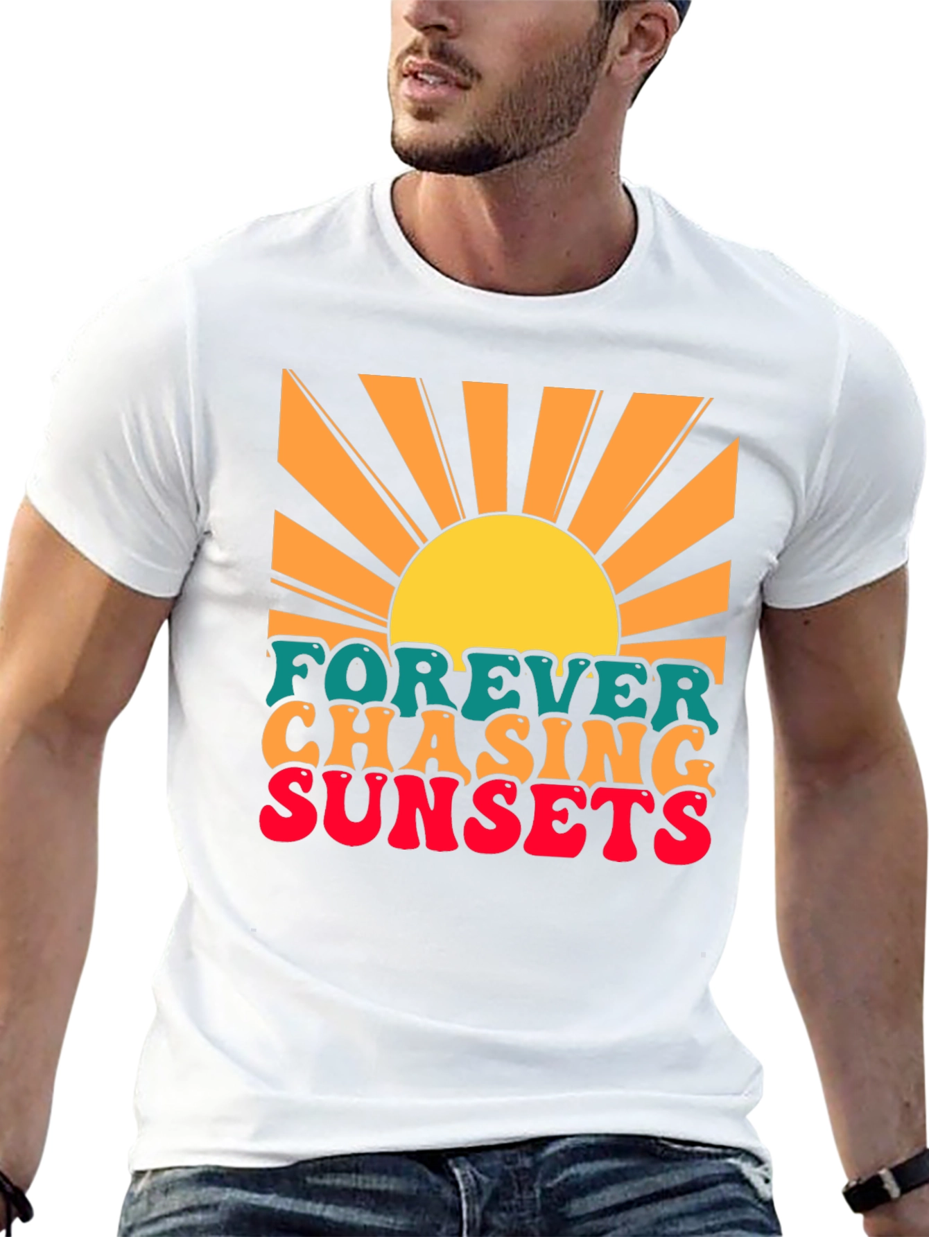Forever Chasing Sunsets Graphic T-Shirt