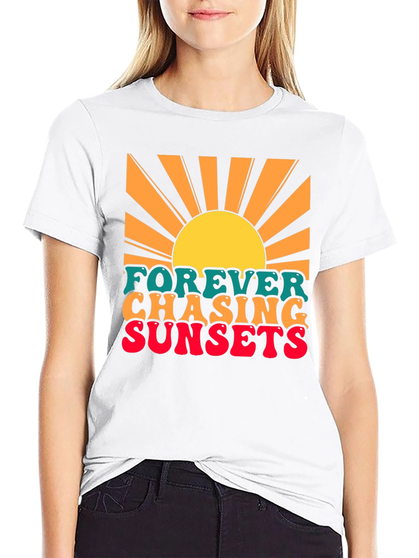 Forever Chasing Sunsets Graphic T-Shirt