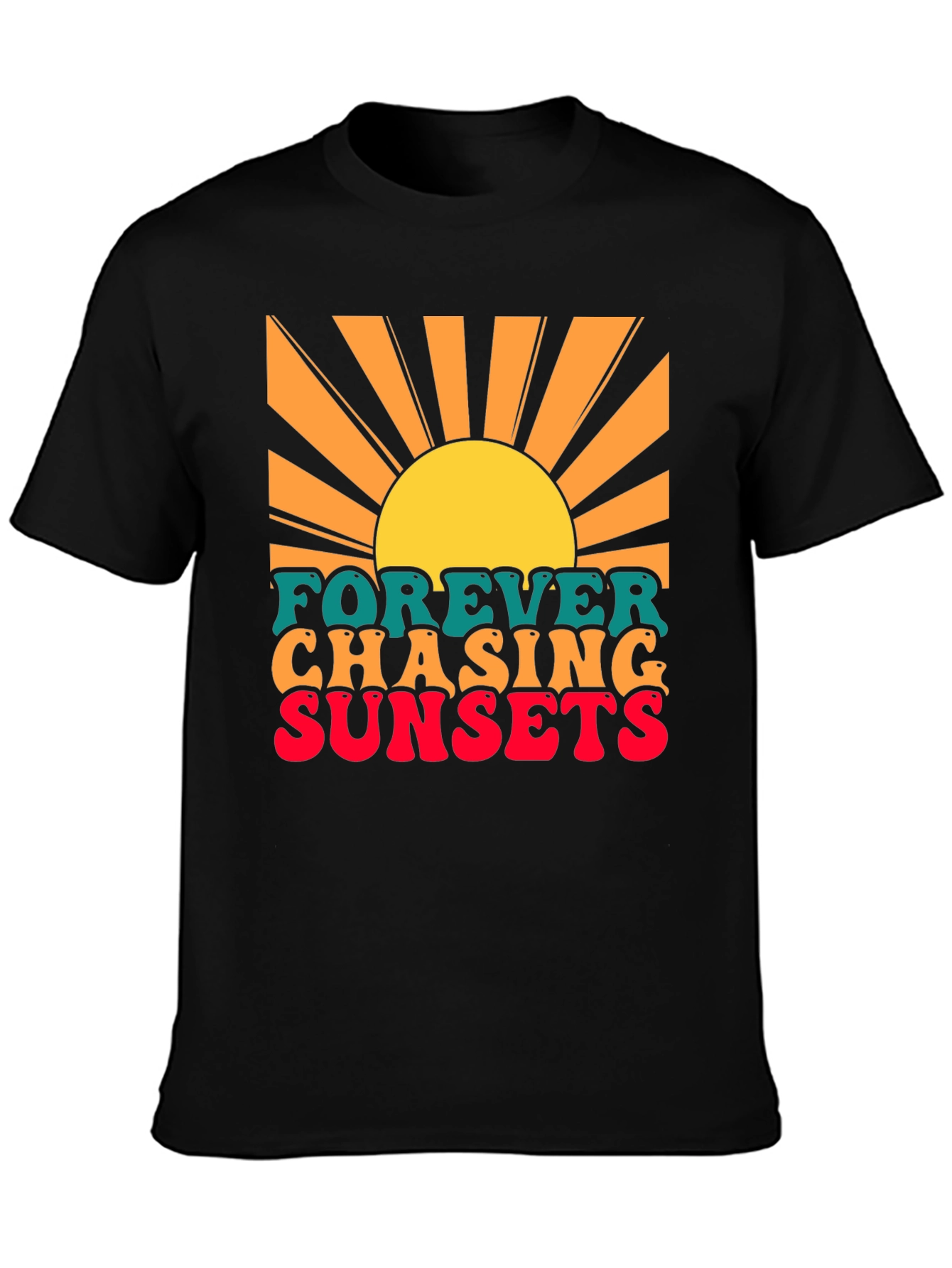 Forever Chasing Sunsets Graphic T-Shirt