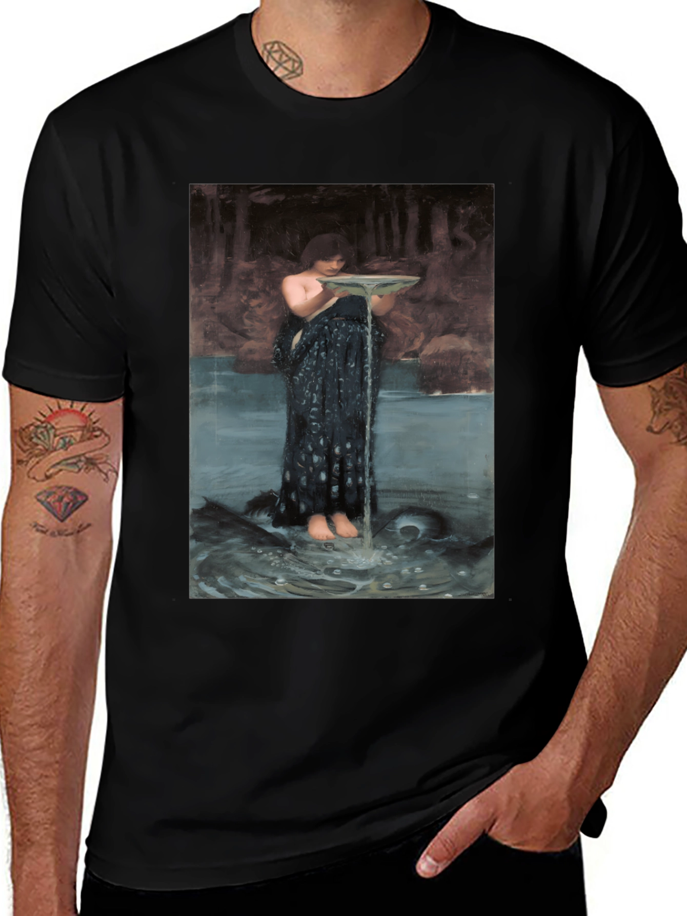 Ophelia John William Waterhouse T-Shirt