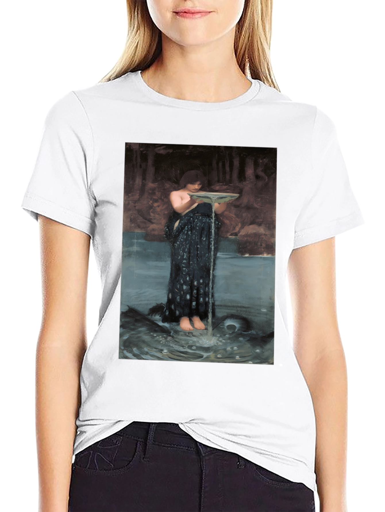 Ophelia John William Waterhouse T-Shirt