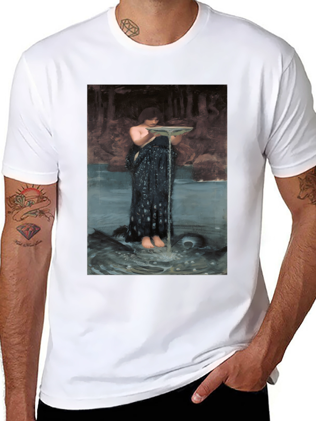 Ophelia John William Waterhouse T-Shirt