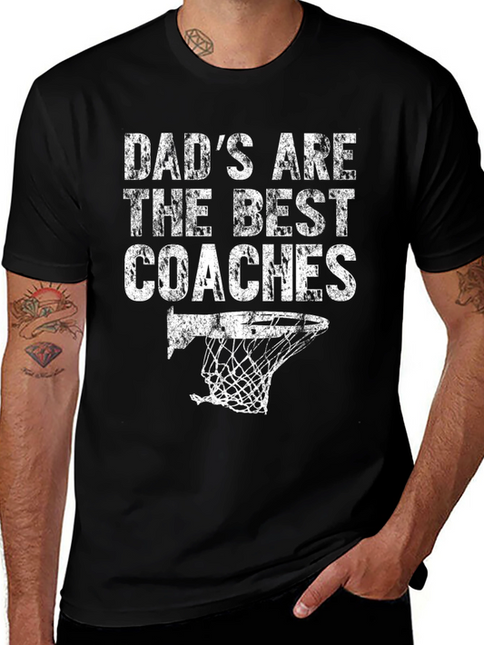 Dads Are the Best Coaches Graphic T-Shirt