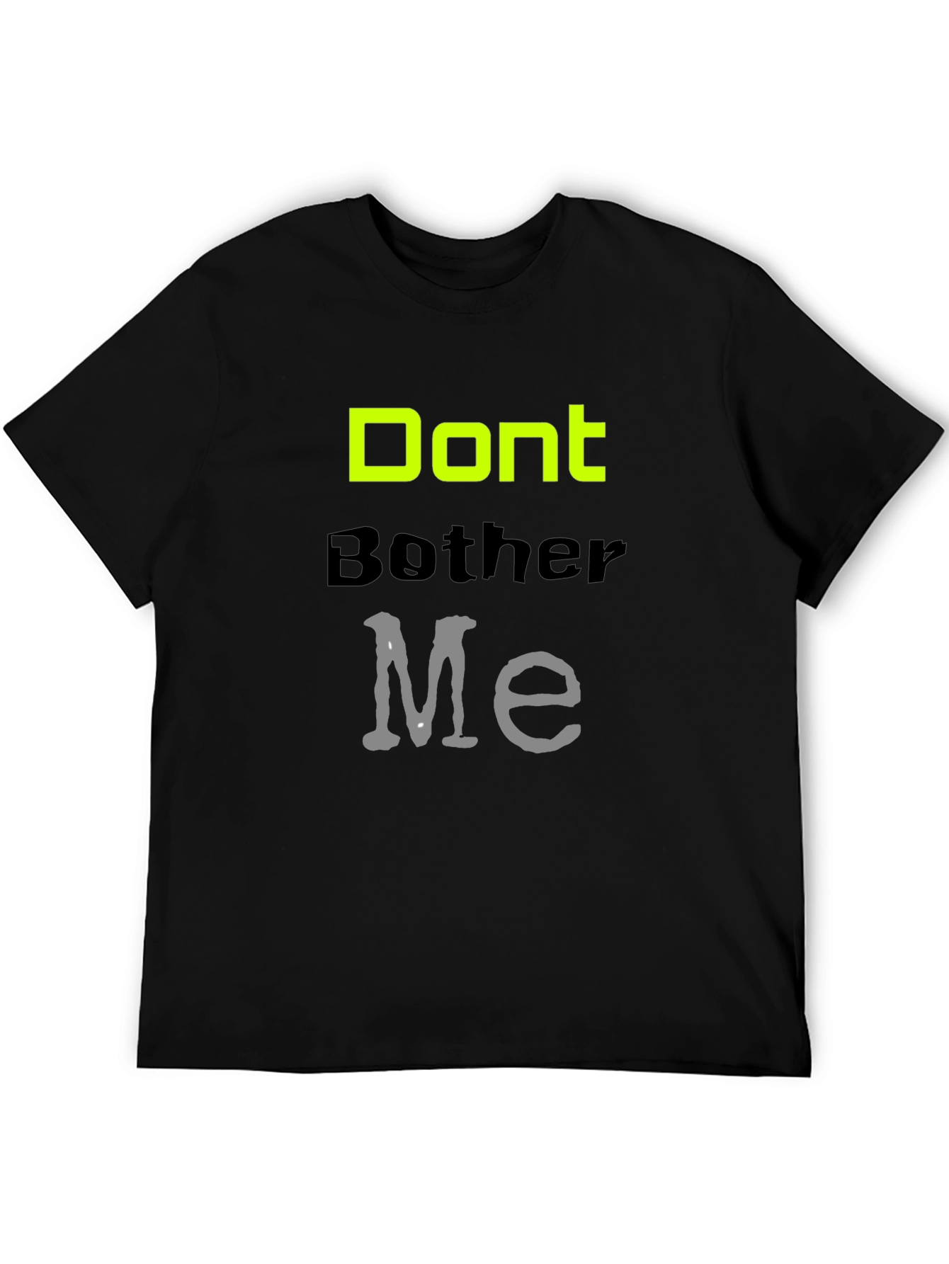 Dont Bother Me Graphic Tee - Black