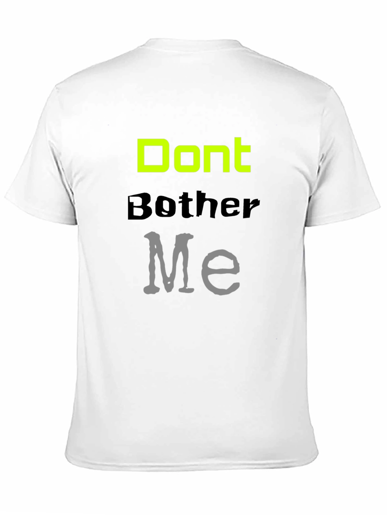 Dont Bother Me Graphic Tee - Black