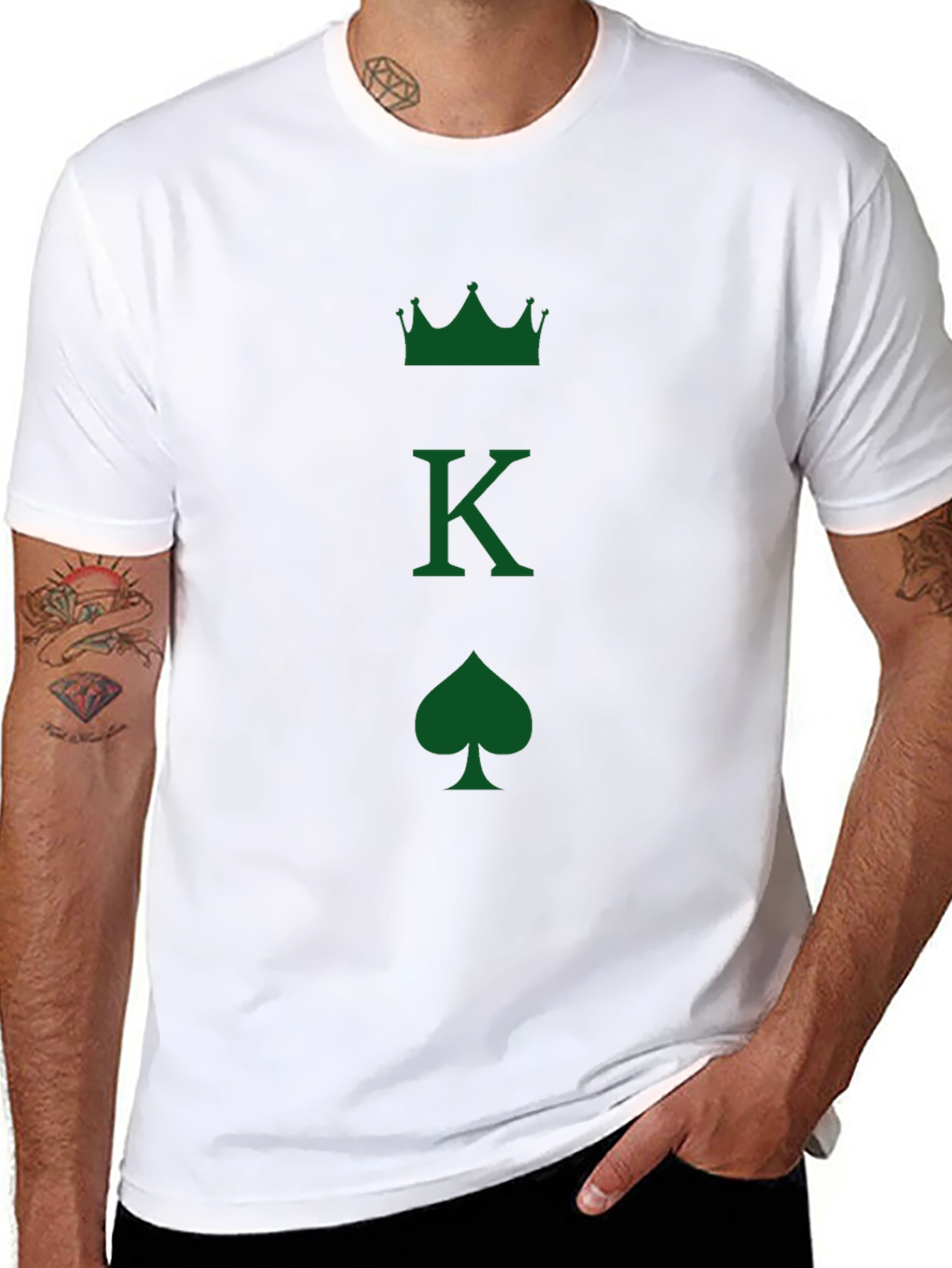 King of Spades Graphic Tee - Black