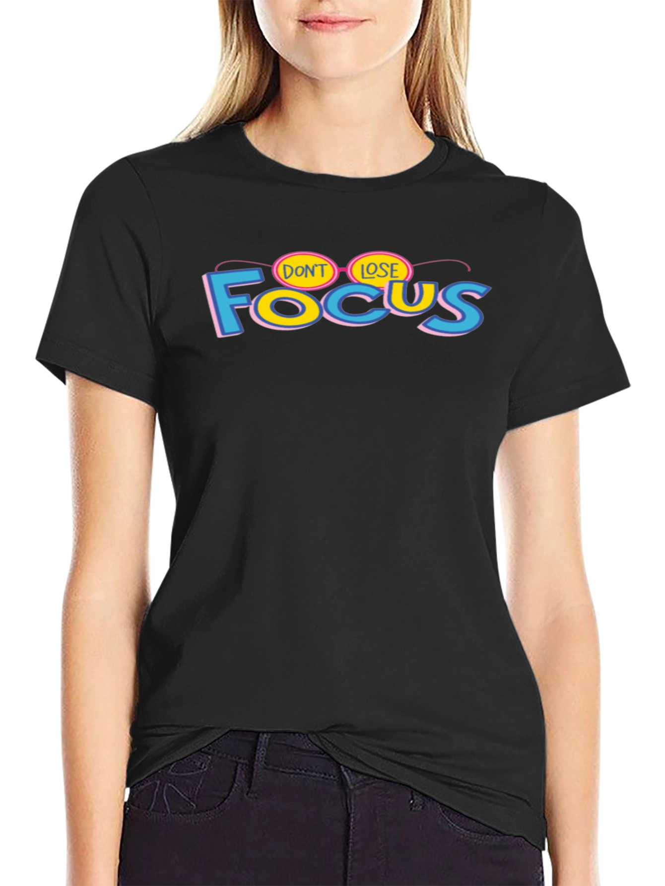 Dont Lose Focus Graphic T-Shirt - Stylish Cotton Tee