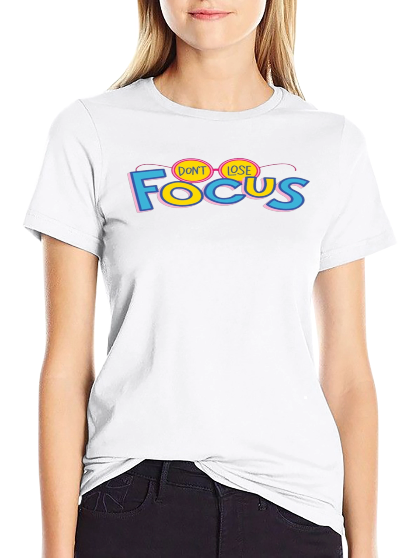 Dont Lose Focus Graphic T-Shirt - Stylish Cotton Tee
