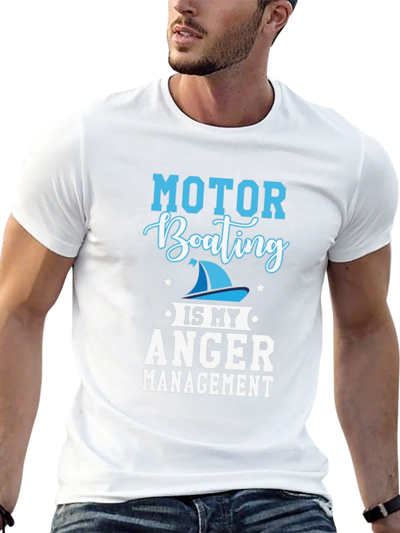 Motor Boating Anger Management Graphic Tee