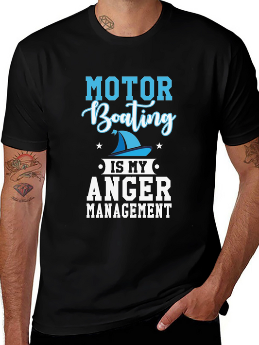 Motor Boating Anger Management Graphic Tee