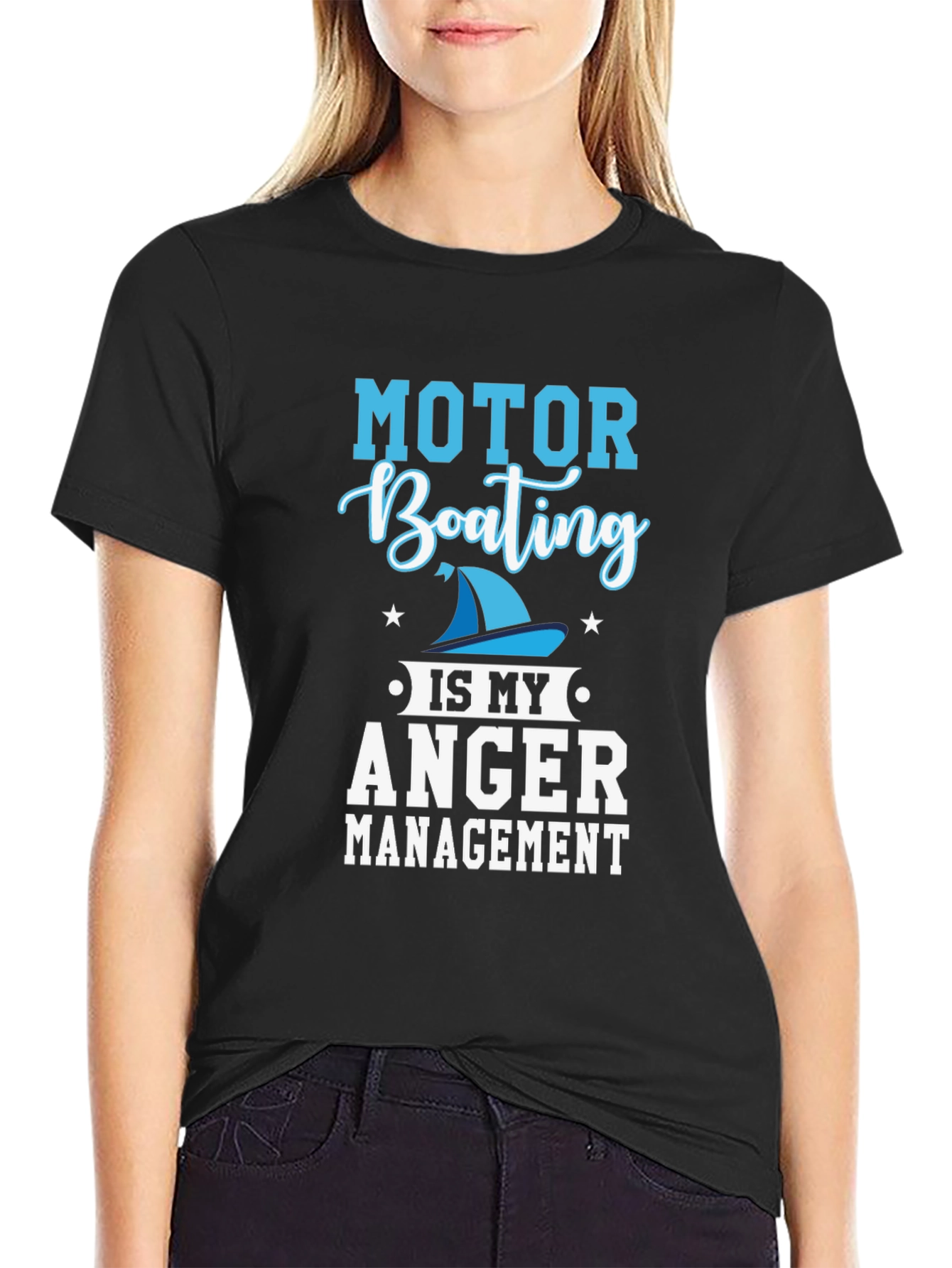 Motor Boating Anger Management Graphic Tee