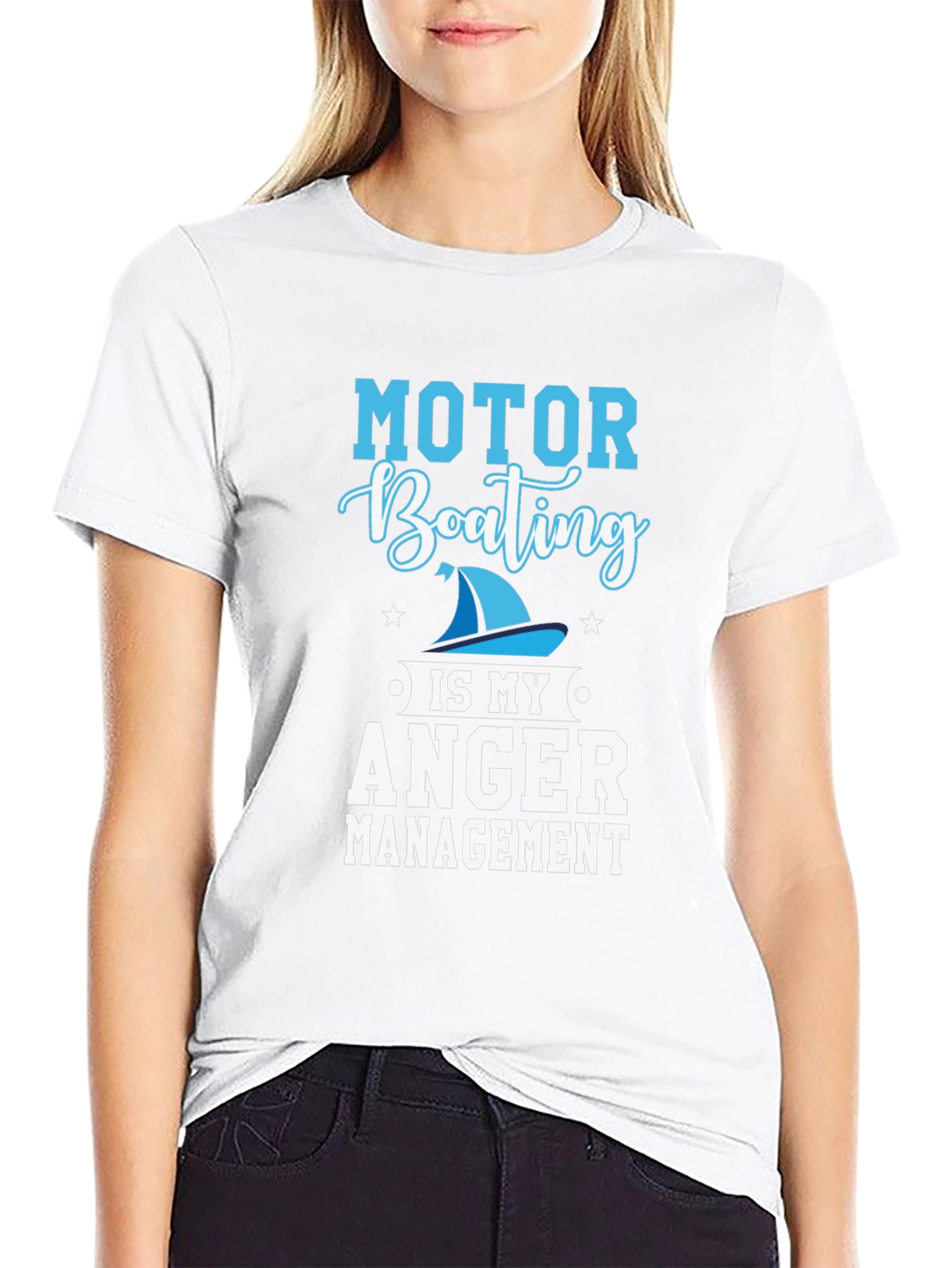 Motor Boating Anger Management Graphic Tee
